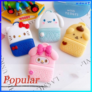 Sanrio Giá Đỡ Điện Thoại Có Thể Gập Lại Kèm Gương Hình Hello Kitty Cinnamonroll
