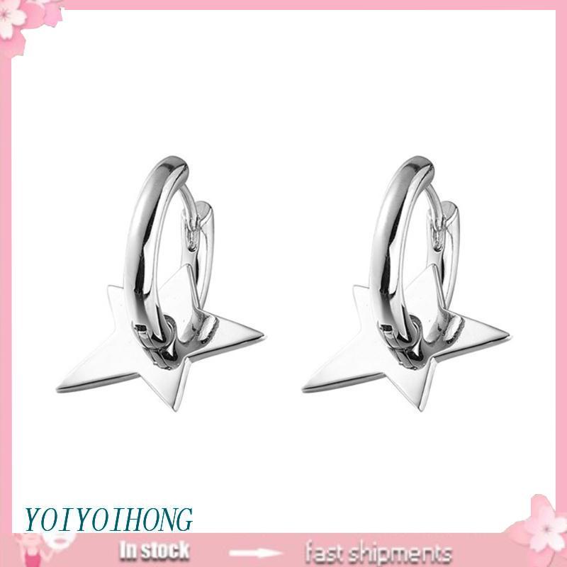 Khuyên Tai Nữ Hình Ngôi Sao Năm Cánh Phong Cách Âu Mỹ