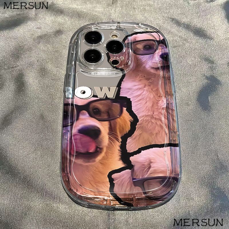 ✅Ốp Điện Thoại Mềm Trong Suốt / Chống Sốc In Hình Chú Cún Dễ Thương Cho iPhone14 / Xsmax78Pxr 13 1211 / IZF1