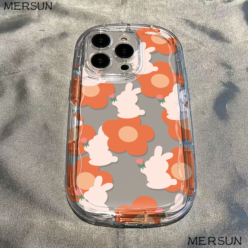 ✅Ốp Điện Thoại Mềm Trong Suốt Chống Sốc In Hình Thỏ Cho Iphone 8p 7xsxr1311 14 promax12 XC5E