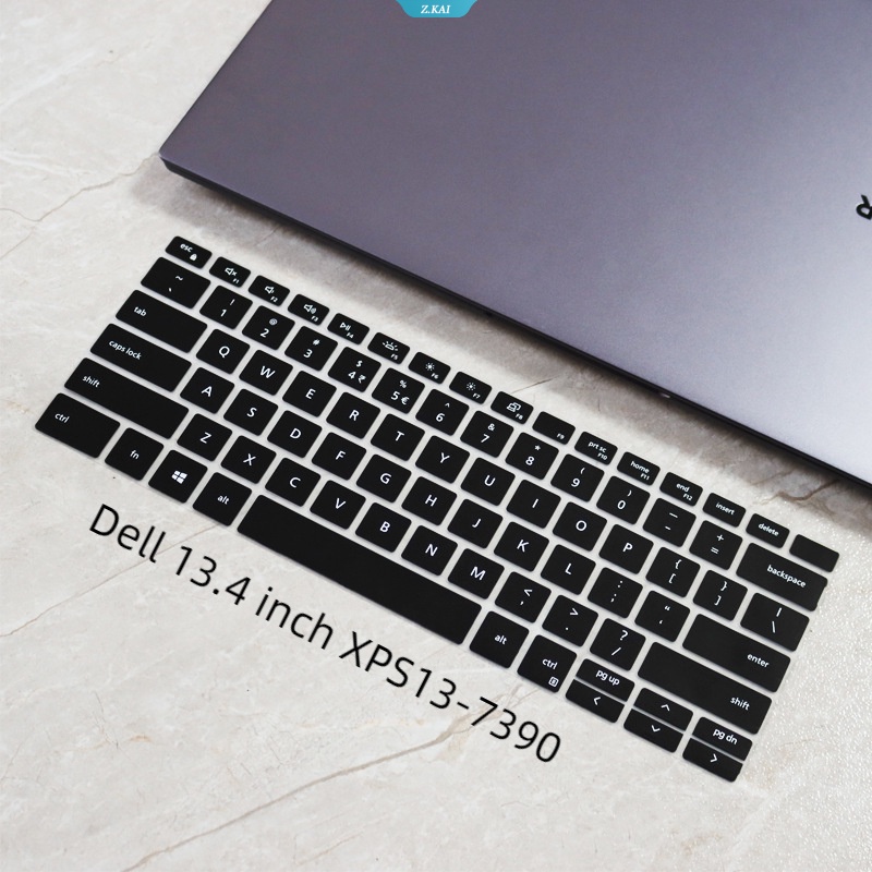 Miếng Dán Bảo Vệ Bàn Phím Laptop Dell 13.4 Inch XPS13-7390 Bằng Silicon Chống Thấm Nước Cho Dell 13.4 Inch XPS13-7390