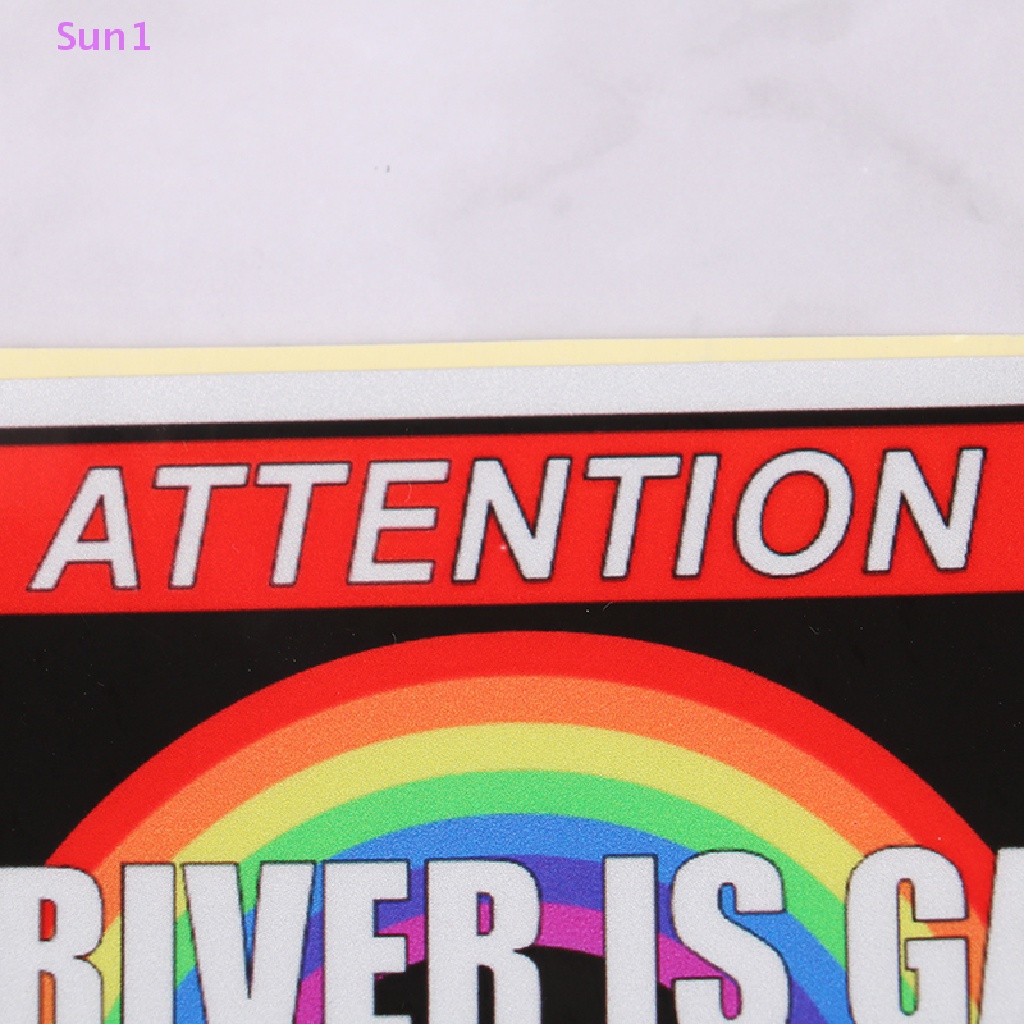 1 Miếng Dán Phản Quang In Chữ I LOVE Gay Pborn Trang Trí Xe Hơi Sun1 > 1 Cái