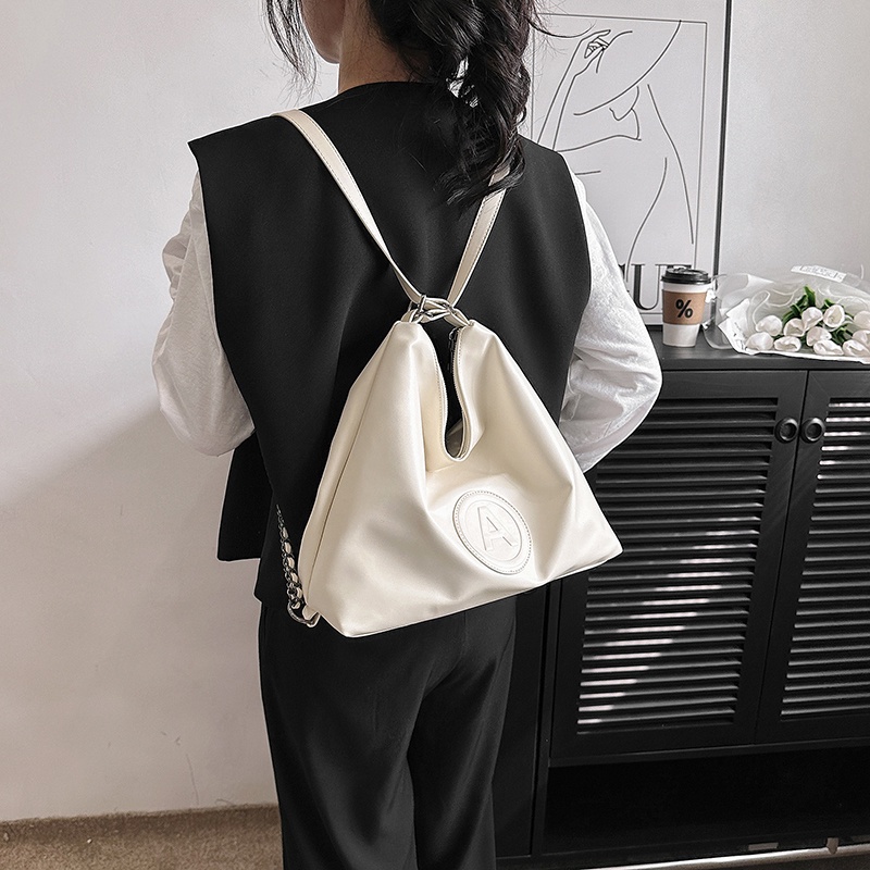 Túi Xách Da PU Đeo Chéo Màu Trơn Thời Trang Chất Lượng Cao Cho Nữ