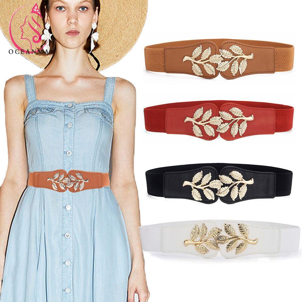 Thắt Lưng Bản Rộng Co Giãn Điều Chỉnh Được Trang Trí Đầm Jean Cho Bạn Gái