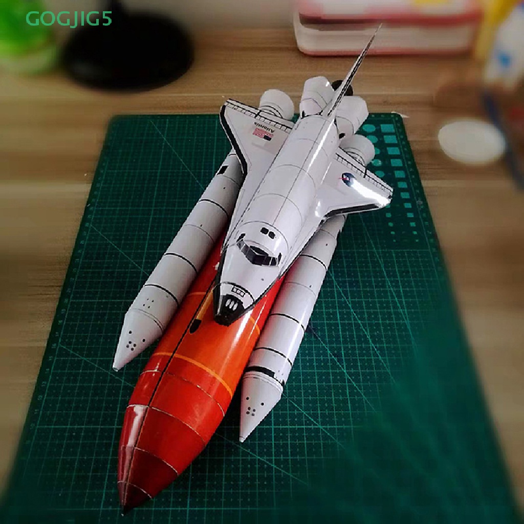 Mô Hình Thẻ Bài Tên Lửa Không Gian Vũ Trụ 3D Bằng Giấy GOGJIG5 1: 150 DIY