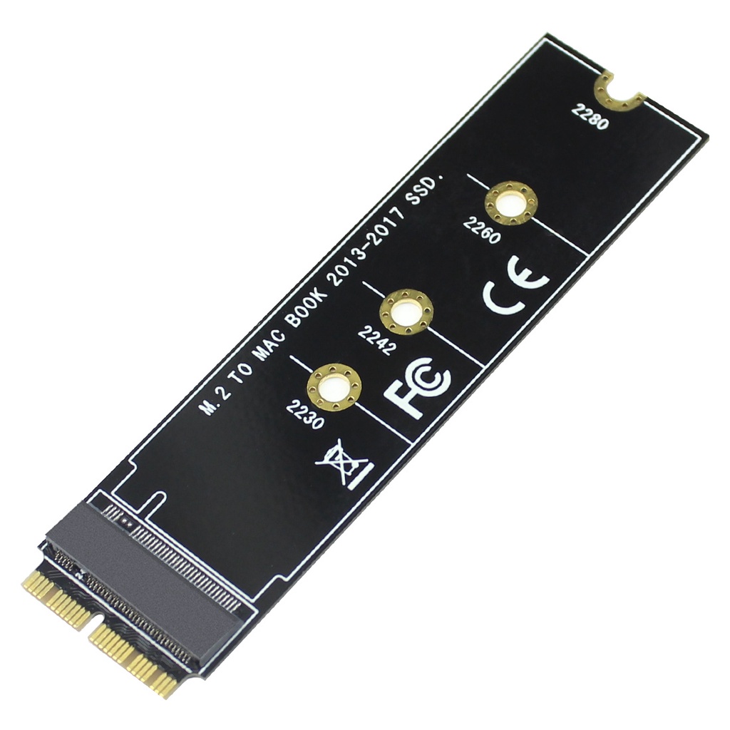 Thẻ Chuyển Đổi XT-XINTE M key M.2 Cho NGFF PCIe SSD Apple MACBOOK Air 2013~2017 A1465 A1466 Pro A1398 A1502 A1419 2230-2280 SSD