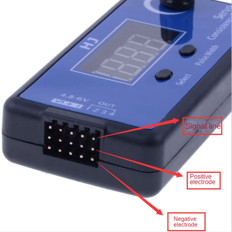 Thiết Bị Kiểm Tra Động Cơ Servo / ESC DC4.8-6V Mini 3 Chế Độ Kỹ Thuật Số Cho Máy Bay Điều Khiển Từ Xa