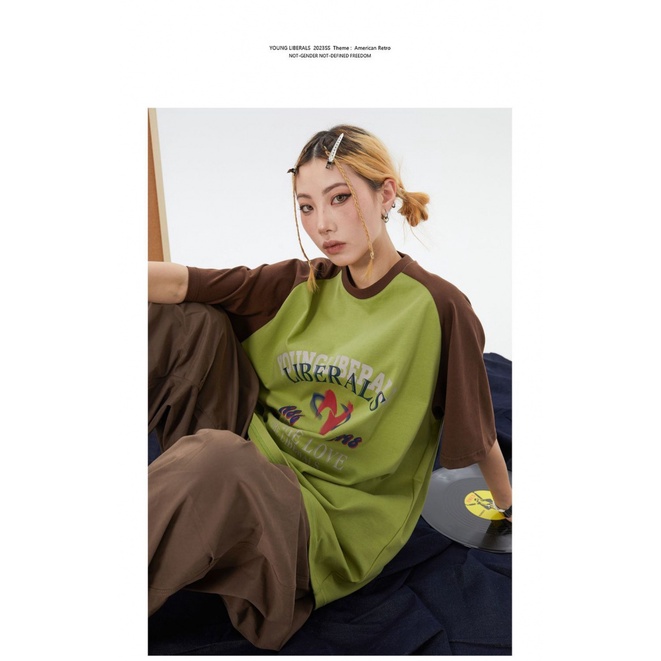 Áo Thun Tay Ngắn Chất Liệu 100% Cotton Cao Cấp Thời Trang Cho Cặp Đôi OLUX R73Y