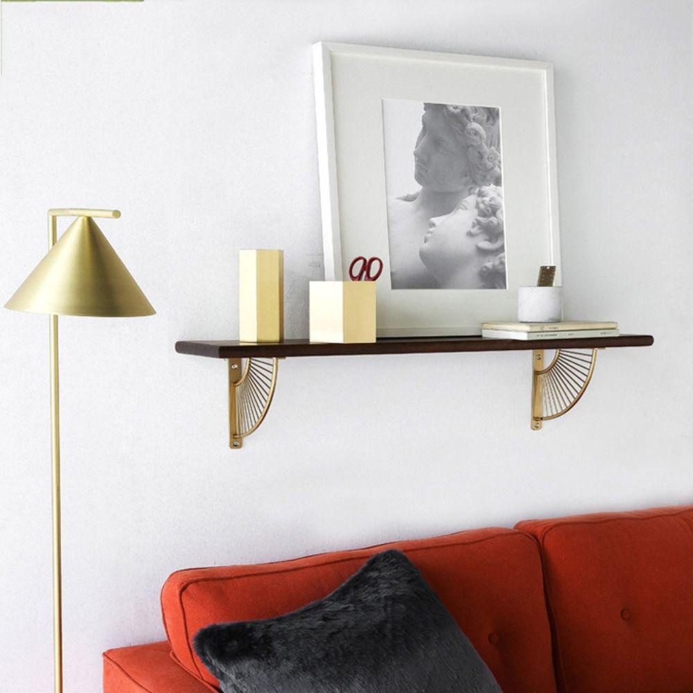 Kệ Sách Hình Tam Giác Bằng Kim Loại Resin Dễ Lắp Đặt Chịu Lực Tốt Kèm Ốc Vít Cho Nhà Bếp