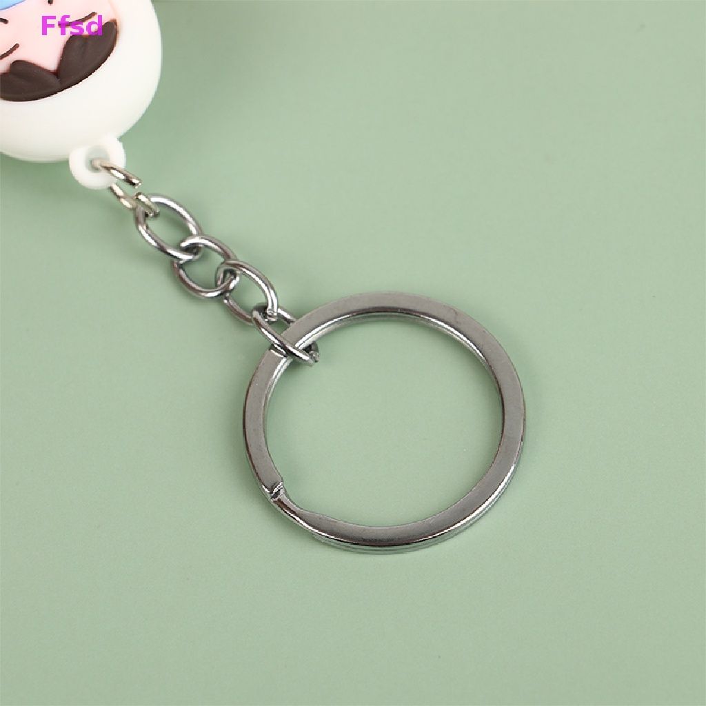 {Ffsd} 1 Móc Khóa Mini Hình Thiên Thần Màu Trắng Dễ Thương Trang Sức / Túi Xách / Móc Khóa Bán Chạy