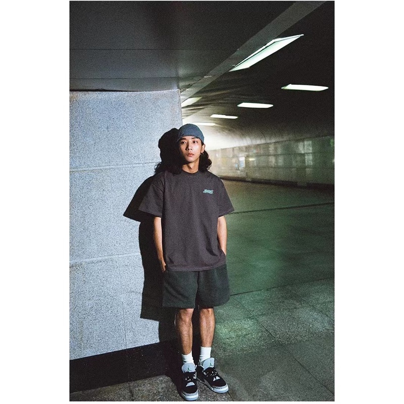 Áo Thun Tay Ngắn Cổ Thuyền Dáng Rộng In Chữ STA X RMD &amp; SR Series Guocho Đơn Giản Thời Trang Xuân Hè