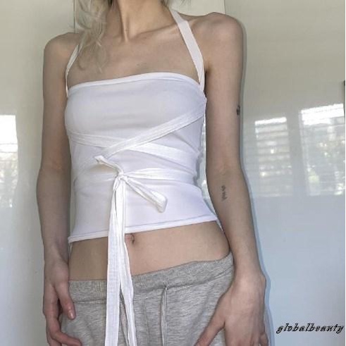 Áo Croptop Sát Nách Màu Sắc Thời Trang Quyến Rũ Cho Nữ