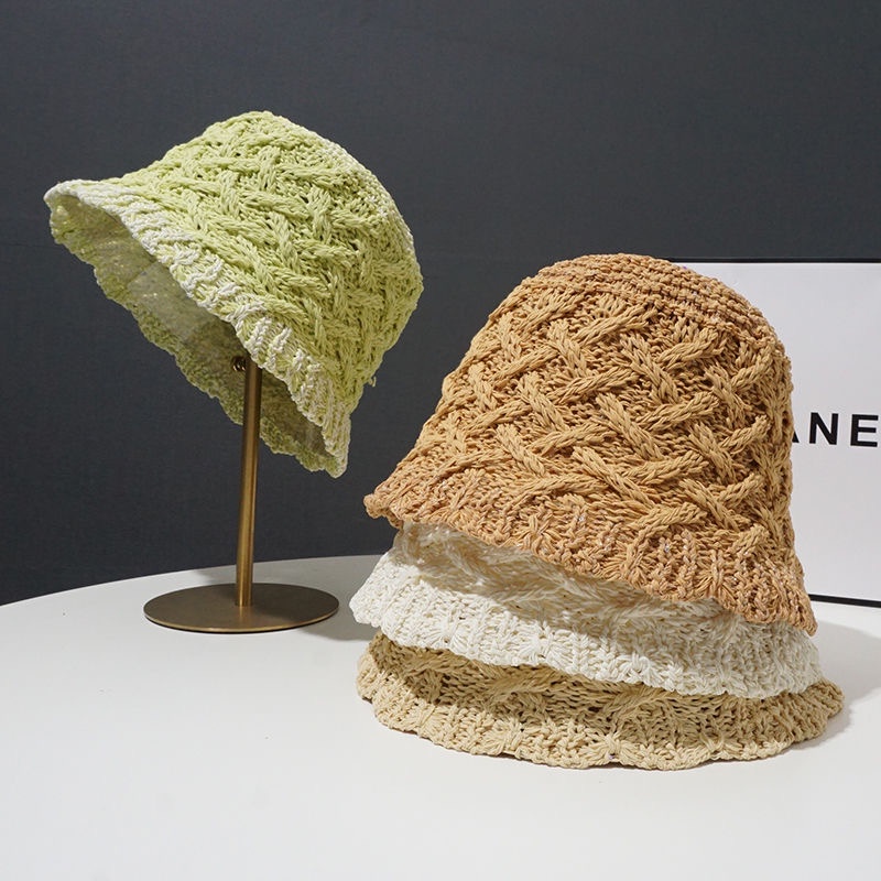 Nón Tai Bèo Kiểu Dây Bện Thoáng Khí Thời Trang Mùa Hè