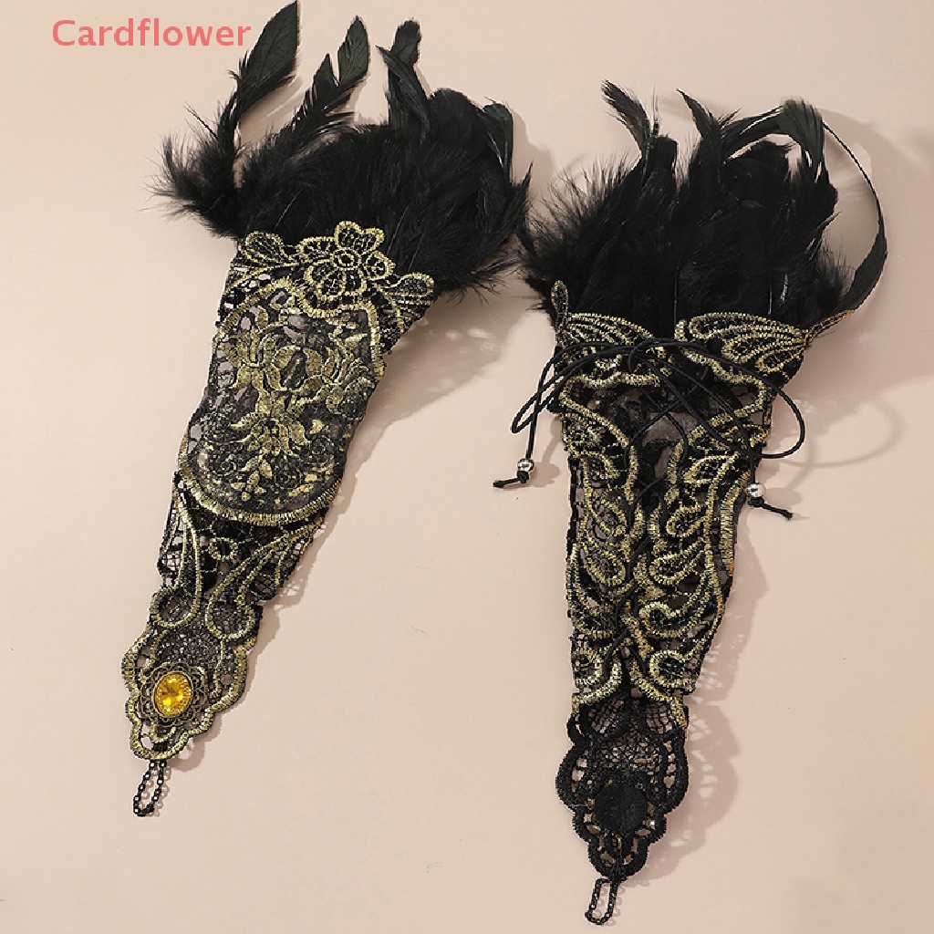 Găng Tay Ren Hở Ngón Phong Cách Gothic Thời Trang Mới