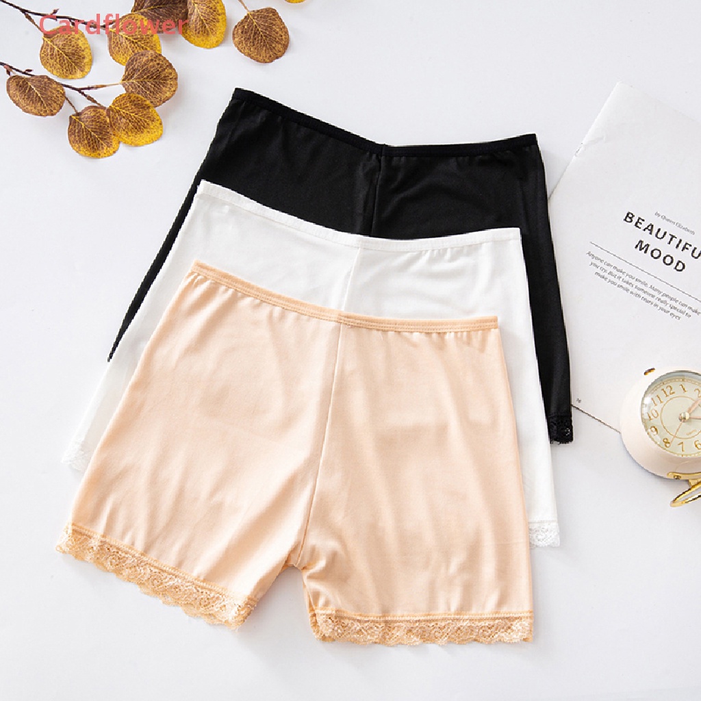 Quần Lót Ren Ngắn Mỏng Không Đường May < Cardflower > An Toàn Cho Nữ Mới