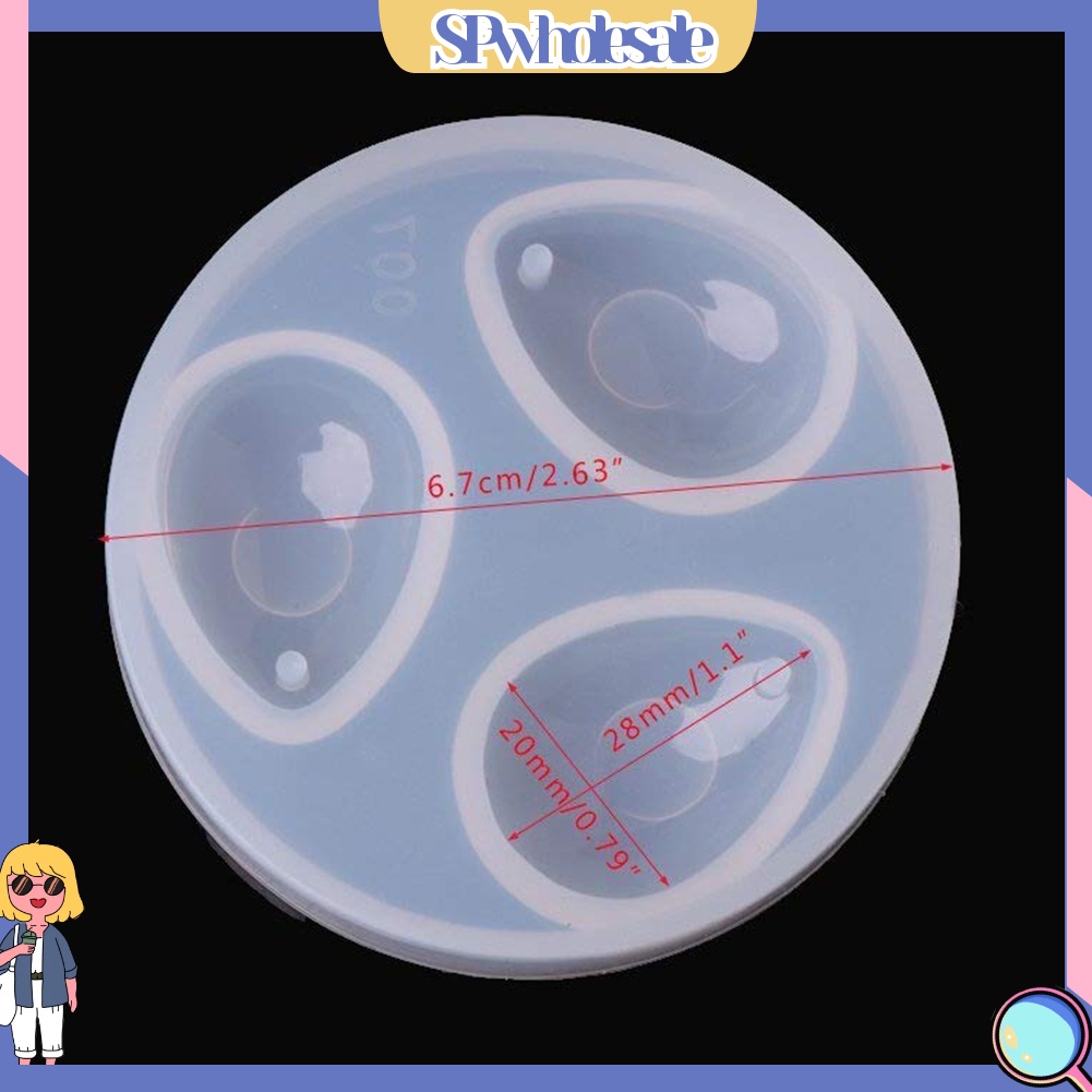 &lt;SPwholesale&gt; Khuôn Làm Trang Sức Nhựa Resin Hình Giọt Nước DIY