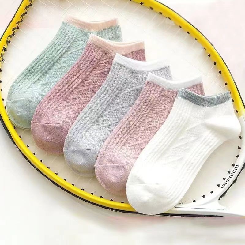 Tất Nữ Cổ Ngắn Cao Cấp Phong Cách Nhật Bản, Chất Liệu Mềm Mại Êm Chân, Mềm Mỏng Thoáng Mát