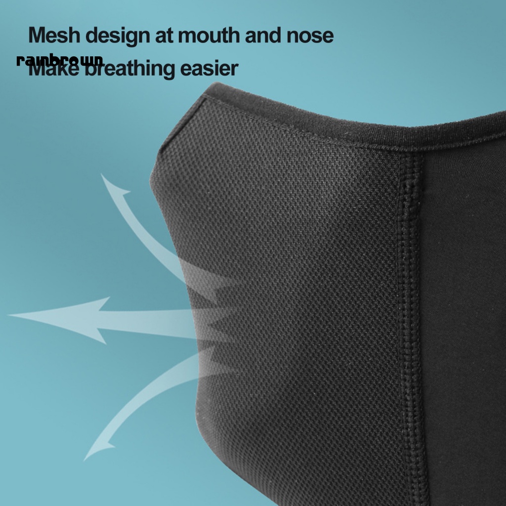 &lt; Rainbrown &gt; Vỏ Bọc Cổ Thoáng Khí Thoải Mái Phù Hợp Cho Câu Cá / Đạp Xe / Cắm Trại