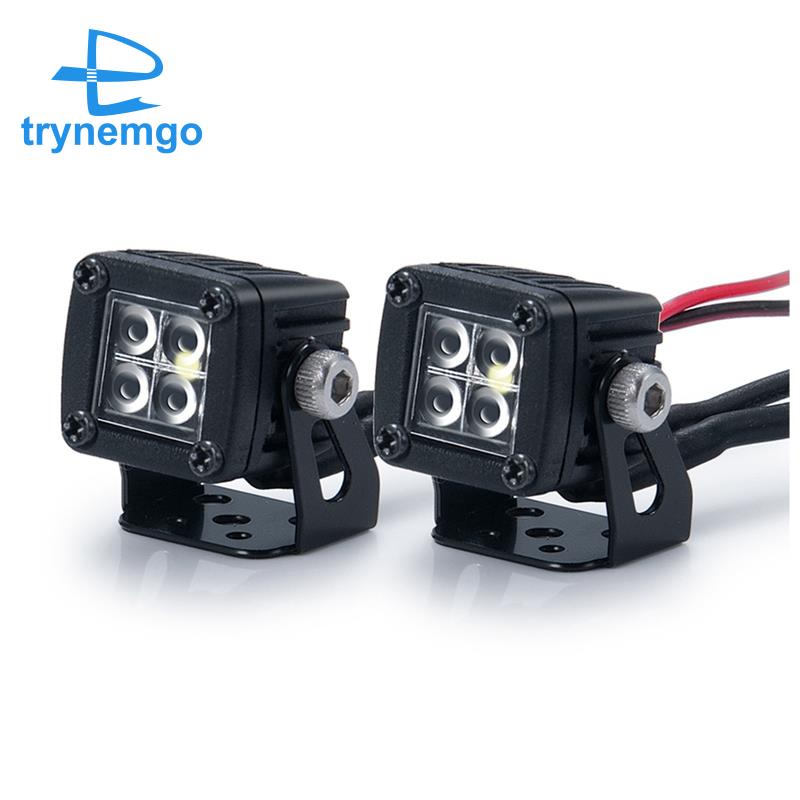 Đèn Pha LED Dành Cho Xe Hơi Điều Khiển Từ Xa TRX4 Axial SCX10 90046 Wraith RR10 VS4-10 Redcat Gen8 1 / 10