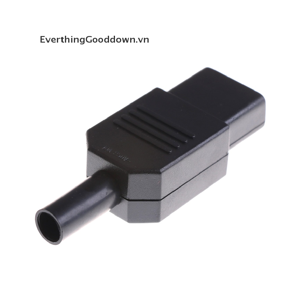 Ổ Cắm Điện 3 Chấu Màu Đen 10A / 250V IEC 320 C13