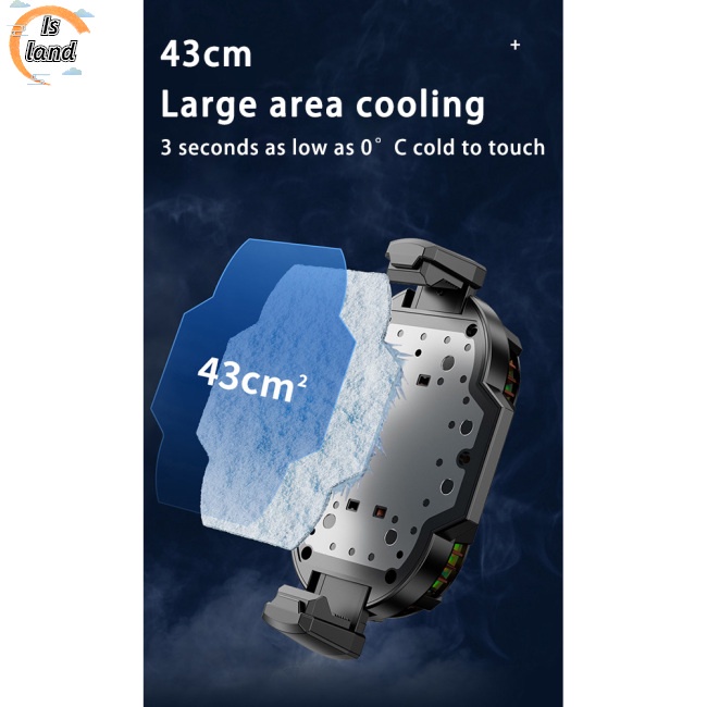 Quạt Tản Nhiệt Bán Dẫn X38 Màn Hình Kỹ Thuật Số Dạng Kẹp Làm Mát Điện Thoại Không Ồn