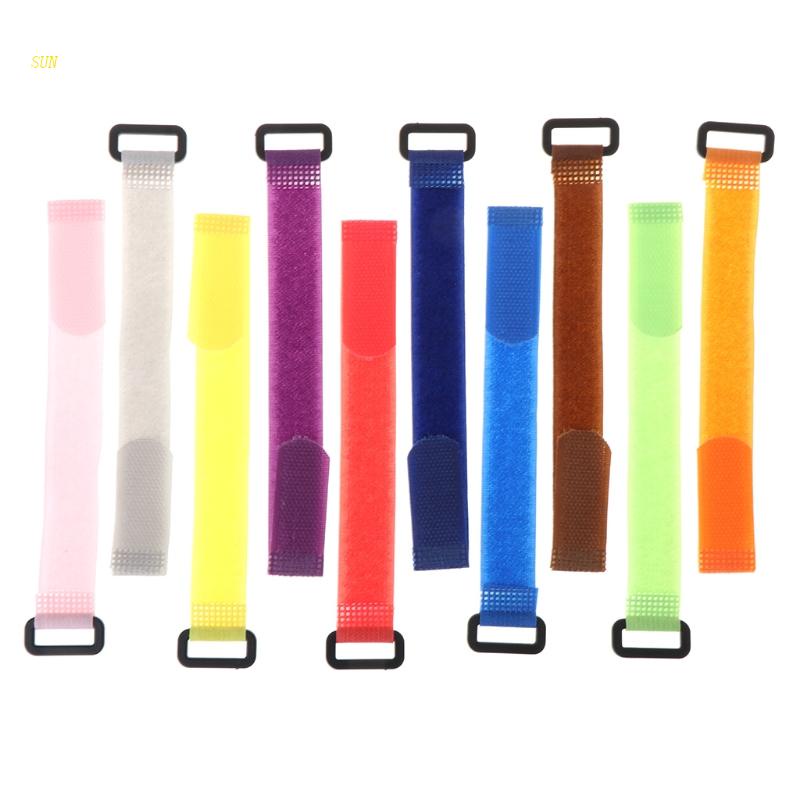 Set 10 Dây Nylon Quấn Cần Câu Cá Có Thể Điều Chỉnh Tiện Dụng