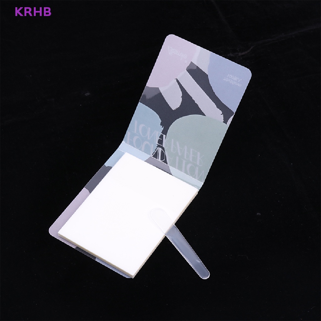 Set 100 Tờ Giấy Trộn Kem Nền Dạng Lỏng Dùng Một Lần Tiện Lợi