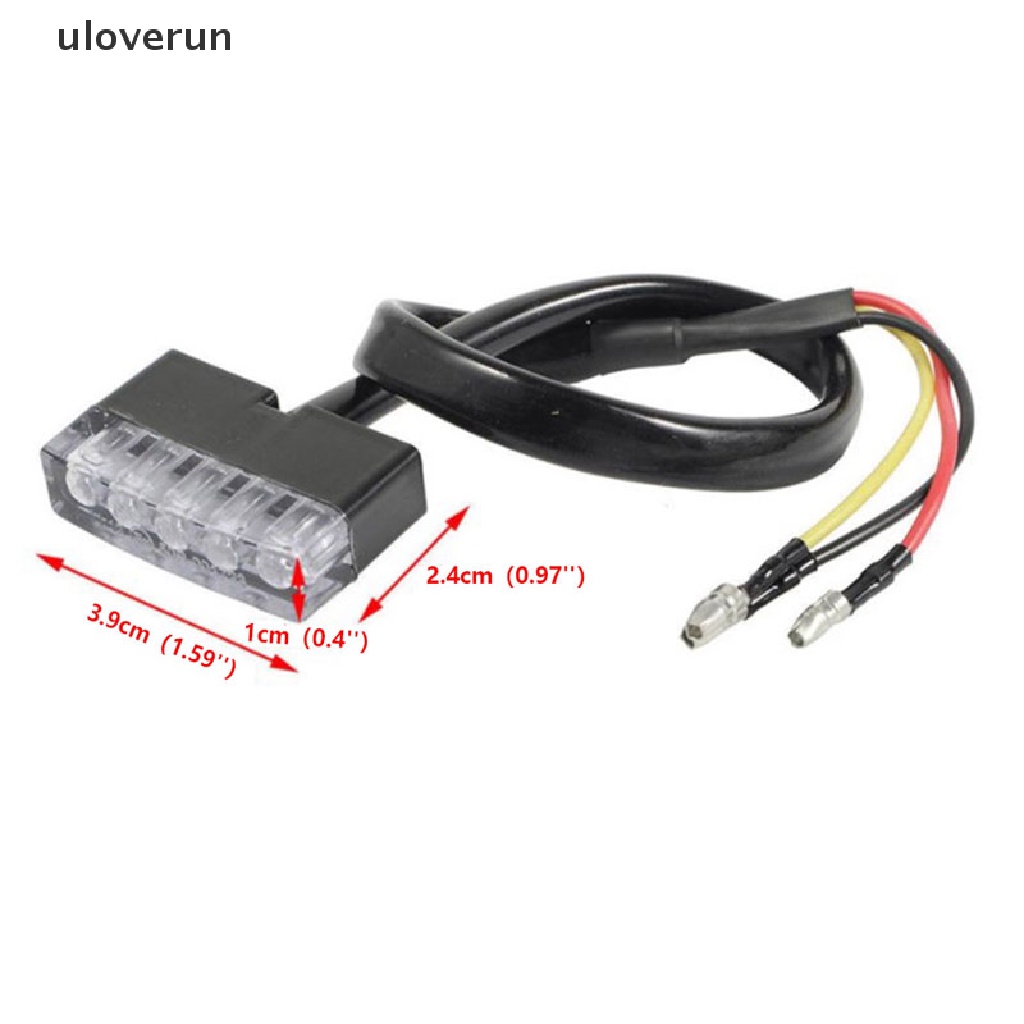 Đèn LED Mini 12V 5 Bóng Gắn Đuôi Xe Mô Tô Chuyên Dụng