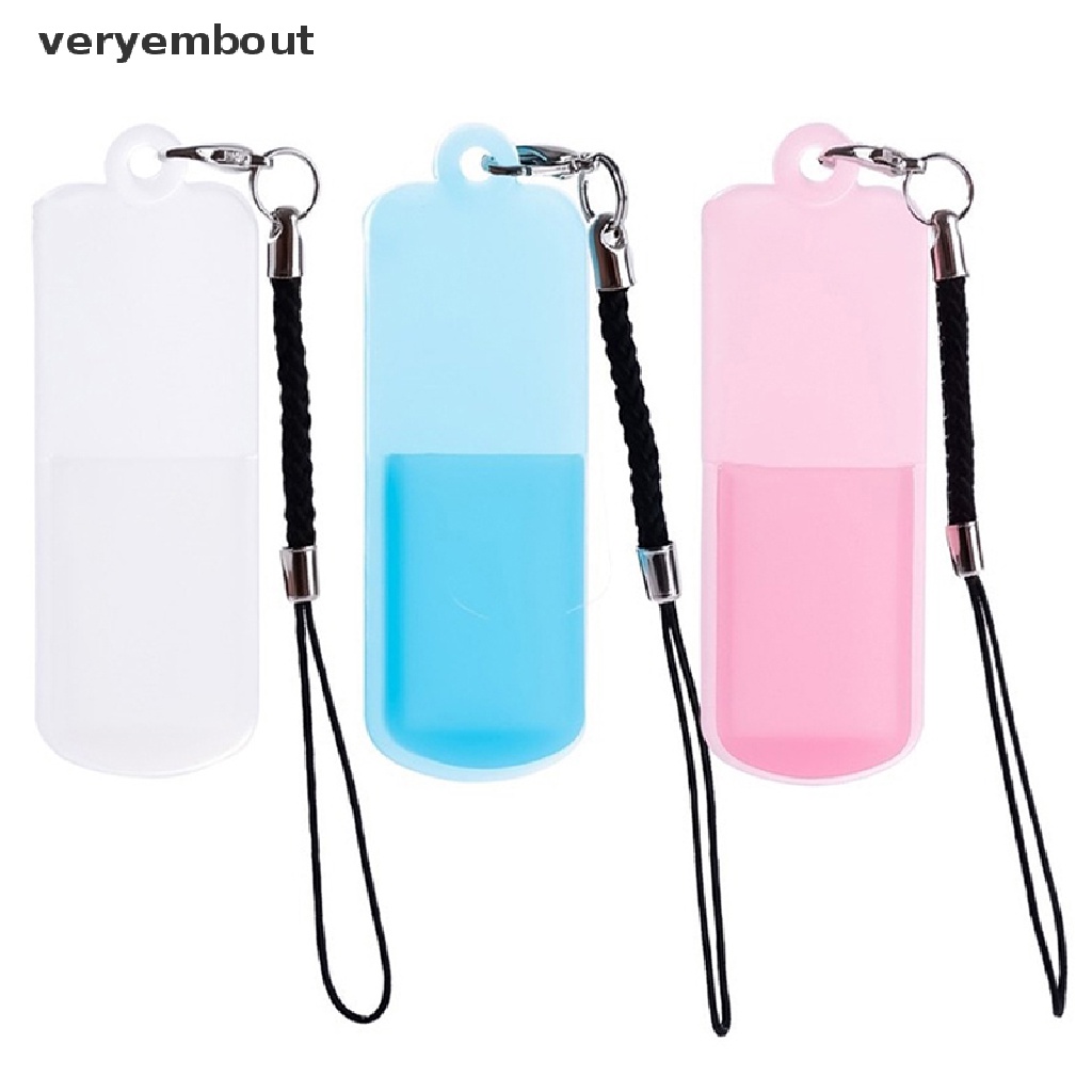 Set 3 Túi Silicone Đựng Ổ Đĩa U / USB Kèm Dây Đeo Tiện Dụng