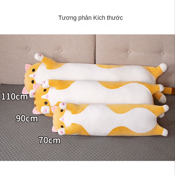 Thú Nhồi Bông Hình Chú Mèo Dễ Thương Cho Bé Gái