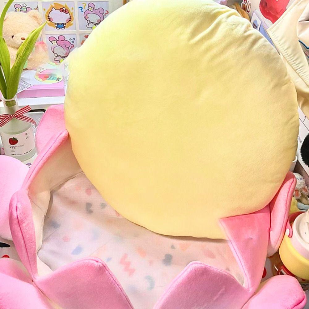 1 Gối Nhồi Bông Hình Hoa Sen May Mắn Putuan Tatami Mềm Mại