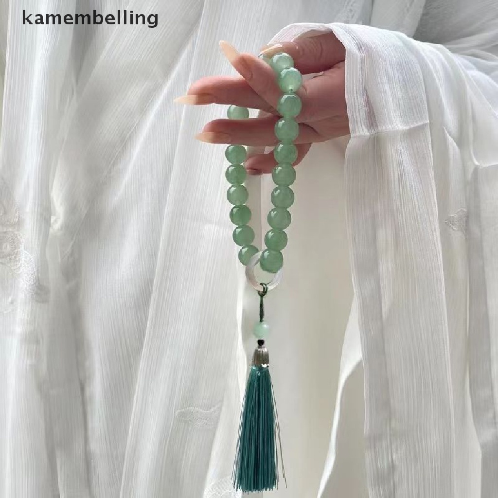 Kamembelling Vòng Tay Chuỗi Hạt Phật Giáo Tây Tạng Bằng Thủy Tinh Tự Nhiên Phối Tua Rua Cho Nam Và Nữ