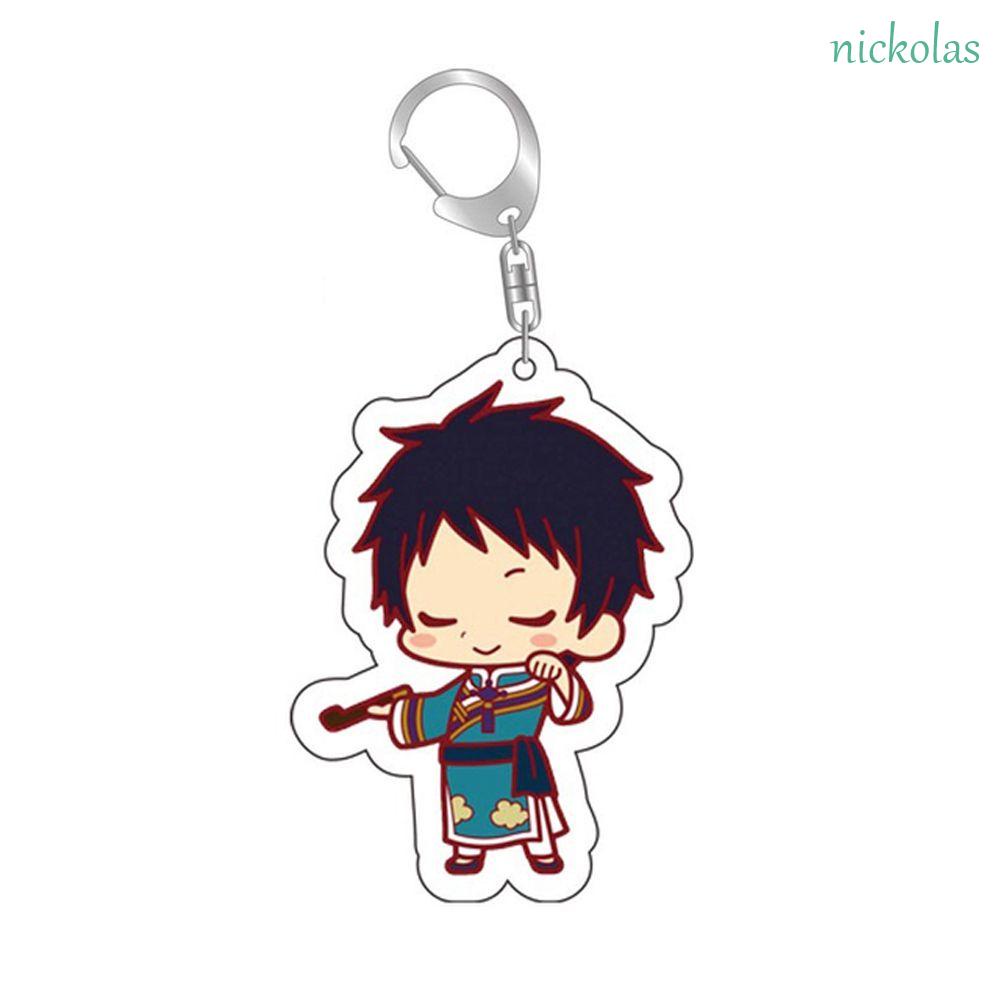 Móc Khóa Hình Nhân Vật Anime Hai Mặt Bằng Acrylic