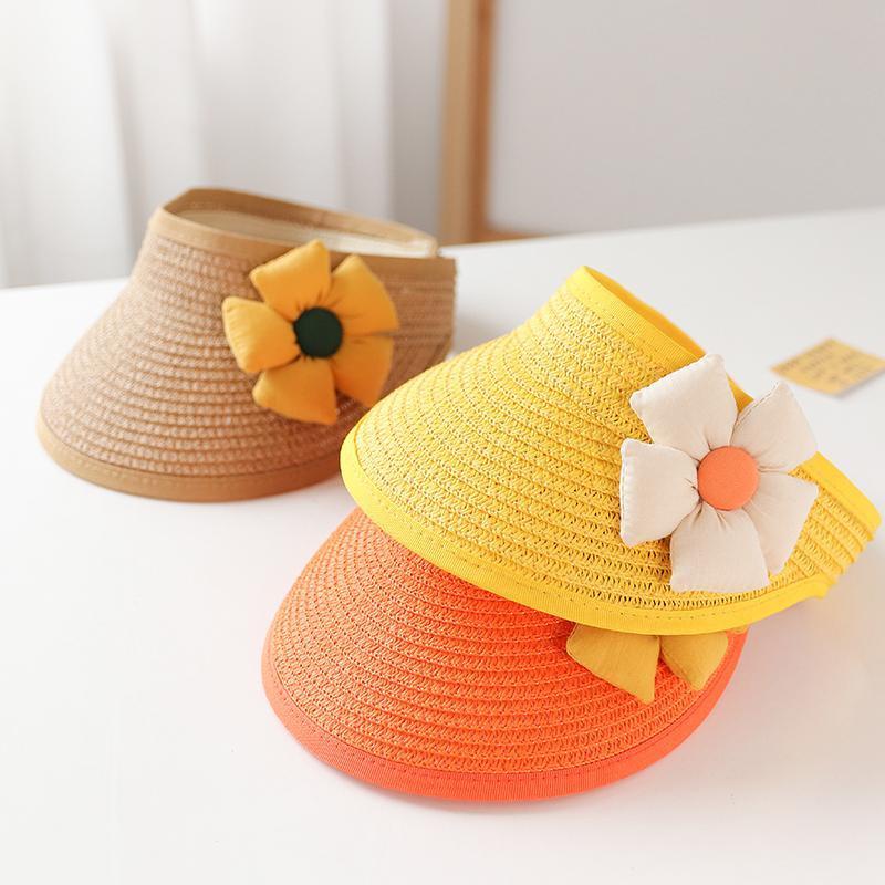 Mũ Rơm Chống Nắng Mùa Hè Siêu Dễ Thương Bảo Vệ Hở Chóp Cho Bé Trai Và Bé Gái