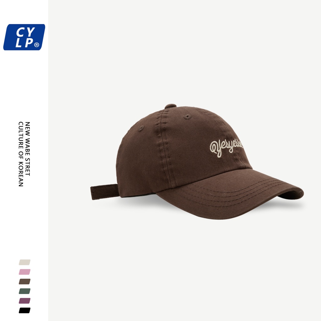 Mũ Lưỡi Trai Mềm Thêu Chữ Phong Cách Hàn Quốc Thời Trang Cho Nam Nữ