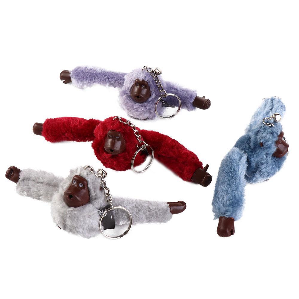 Móc Khóa Khỉ Nhồi Bông Mềm Mại Dễ Thương
