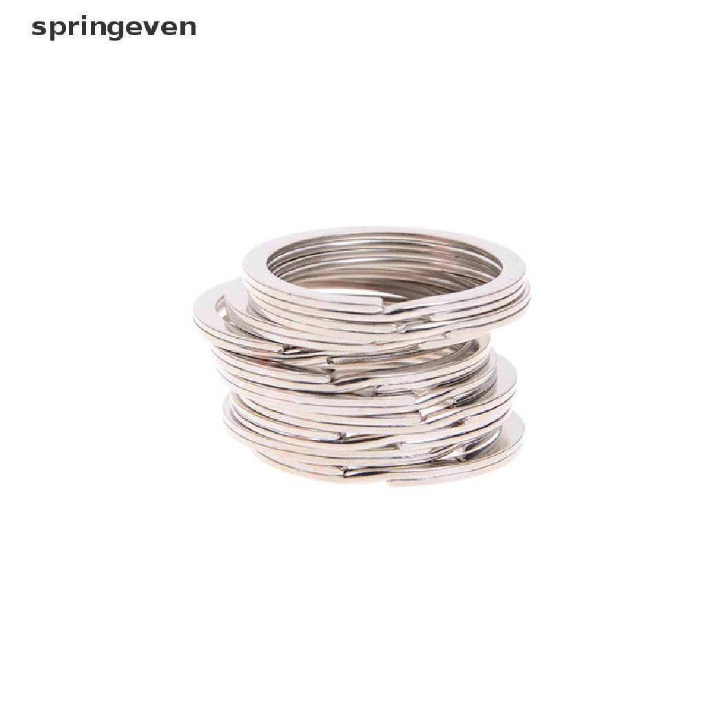 Bộ 10 Vòng Kim Loại Gắn Chìa Khóa 1.5 * 25mm