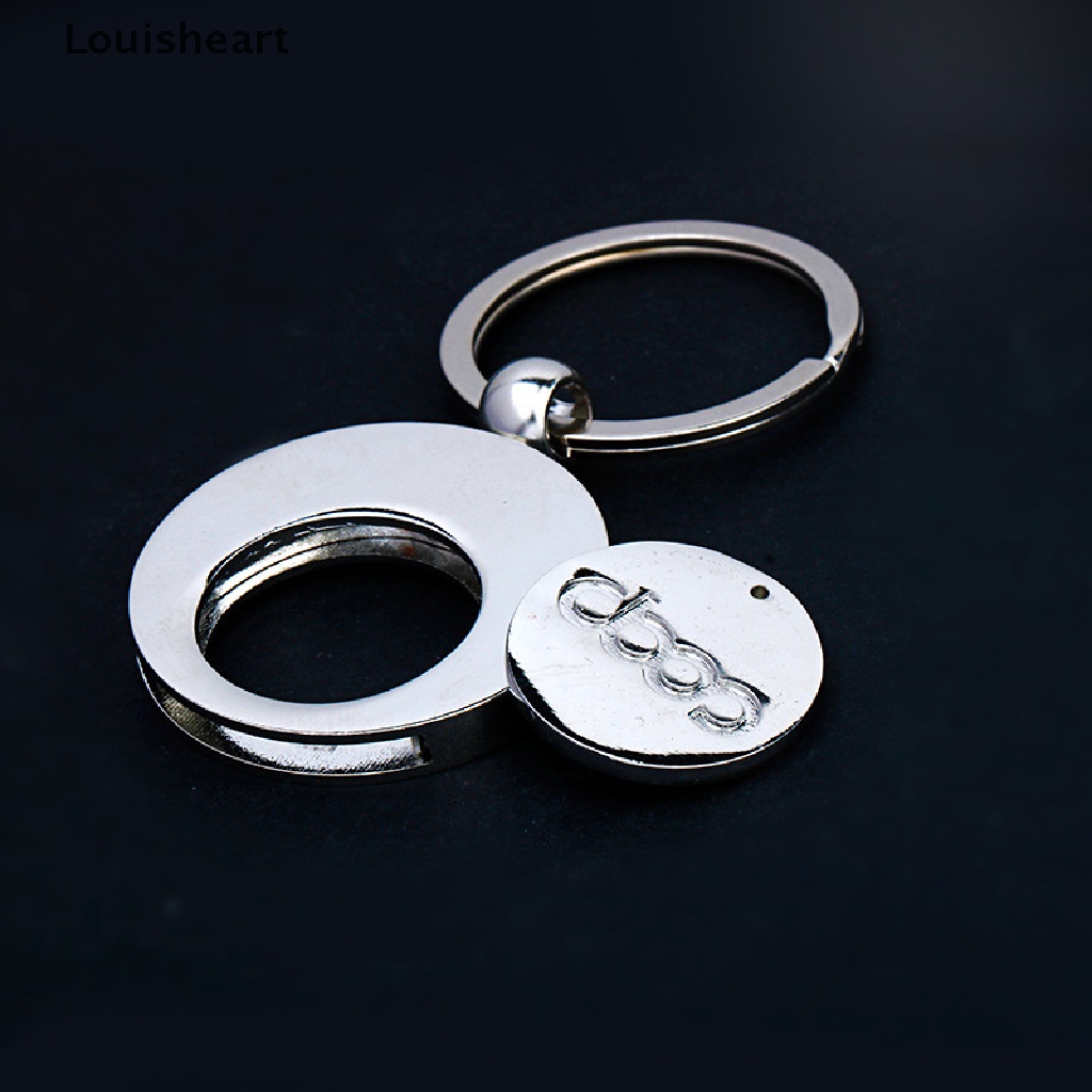 Louisheart Móc Chìa Khóa Xe Hơi Họa Tiết Chữ Cái Tùy Chỉnh Tiện Dụng