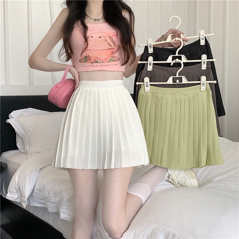 Chân Váy Chữ A Lưng Cao Thiết Kế Mới Thời Trang Mùa Hè Dành Cho Nữ