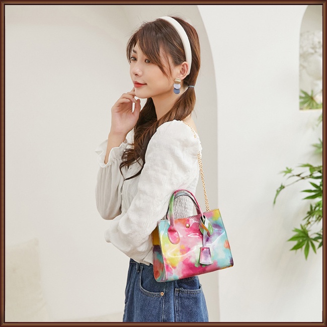 Túi Đeo Chéo Vai Bằng Da Nhân Tạo Nhiều Màu Sắc Thời Trang Sành Điệu Cho Nữ