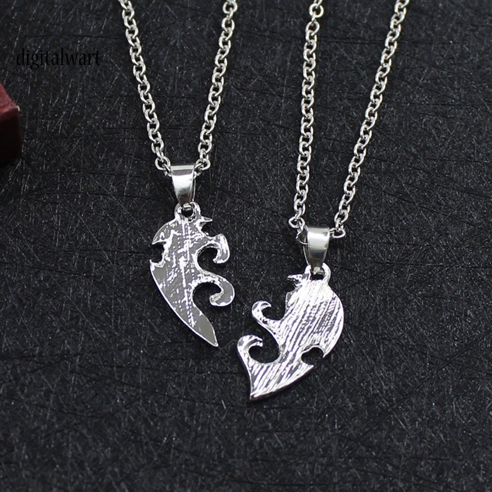 Kỹ Thuật Số| Set 2 Vòng cổ MặT HìNh TráI Tim KhắC Chữ ThờI Trang Cho Nữ