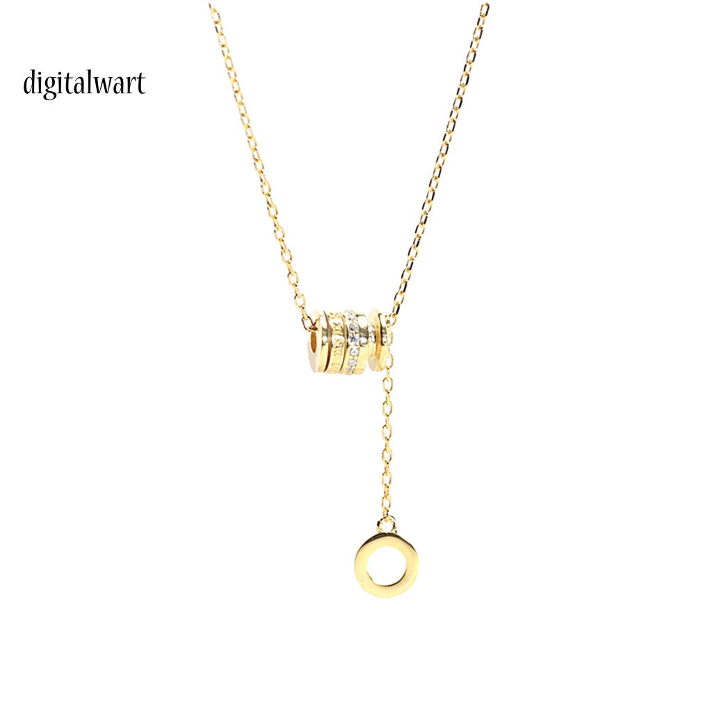 Kỹ Thuật Số| Vòng cổ Mạ Bạc Hình Trụ Thân Thiện Với Làn Da