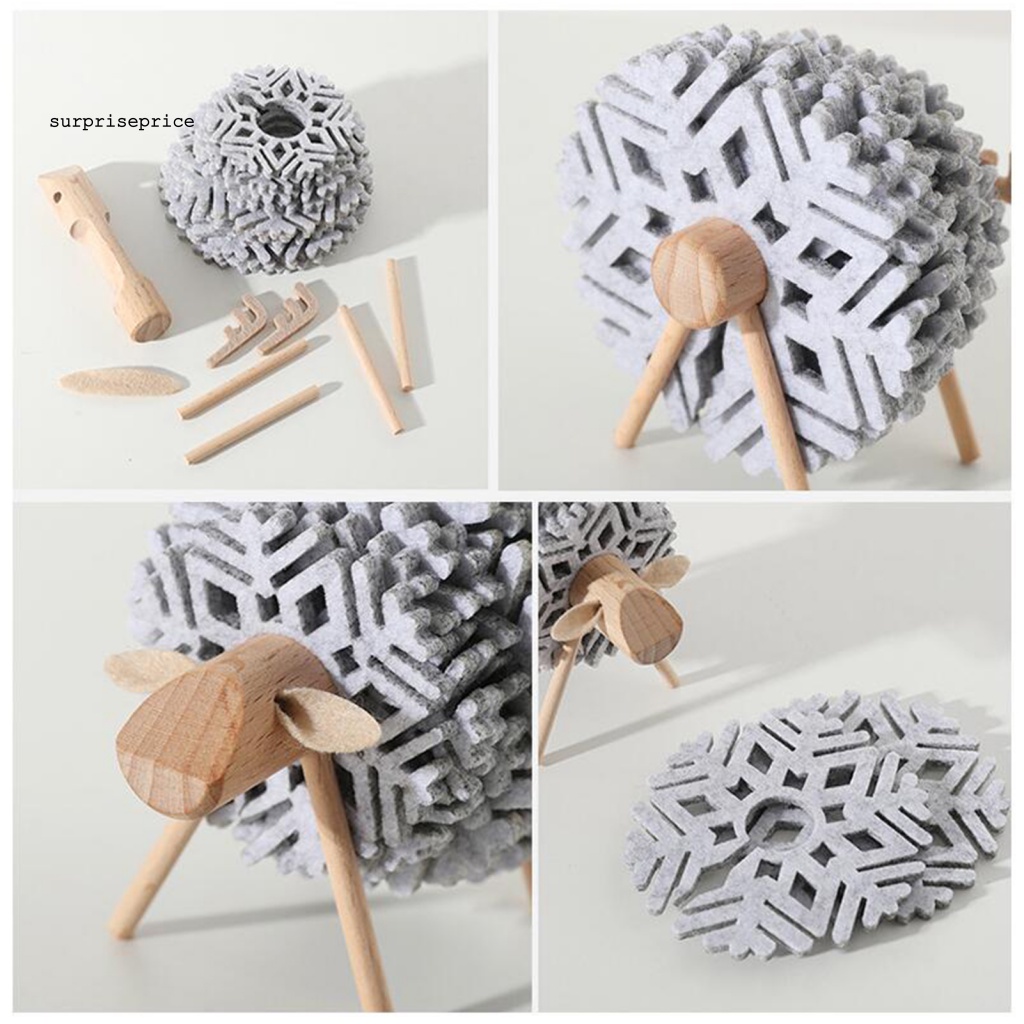 Bộ 12 Đế Lót Ly Dày Cách Nhiệt Hình Tuần Lộc Có Giá Đỡ