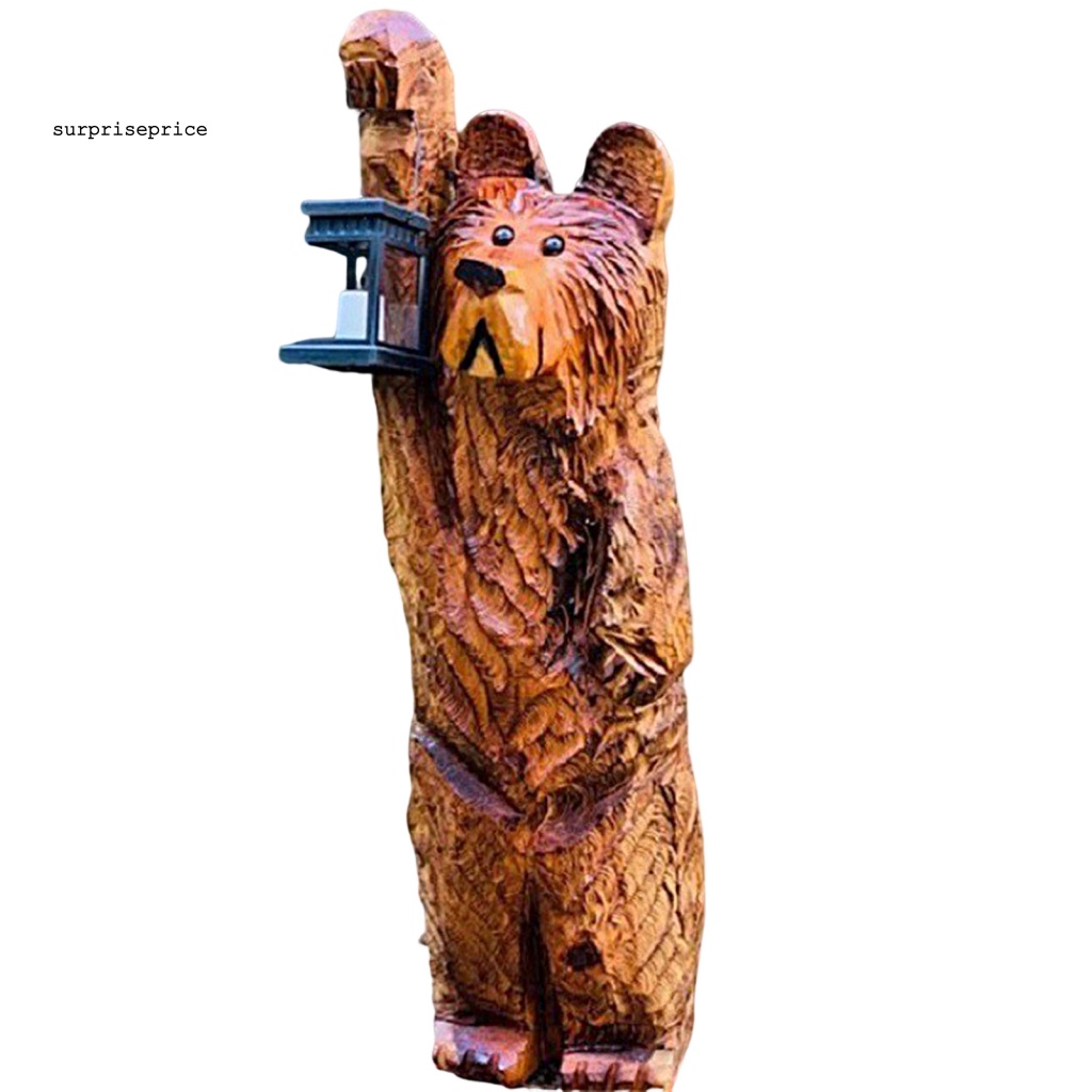 Mô Hình Gấu Bằng Resin Tổng Hợp Resin Tổng Hợp Chạm Khắc Thủ Công Tinh Tế Trang Trí Nhà Cửa / Sân Vườn