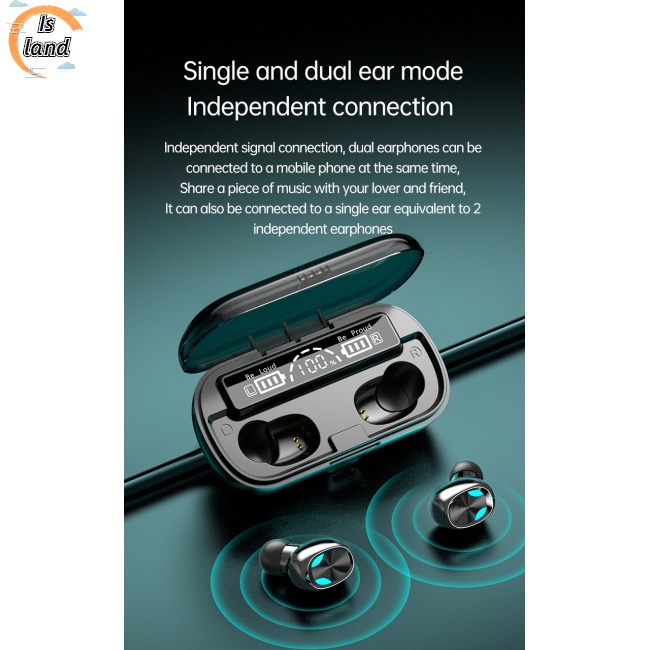 Tai Nghe Nhét Trong Không Dây X8 Tws Màn Hình Led Cảm Ứng Âm Thanh Nổi Kèm Hộp Sạc