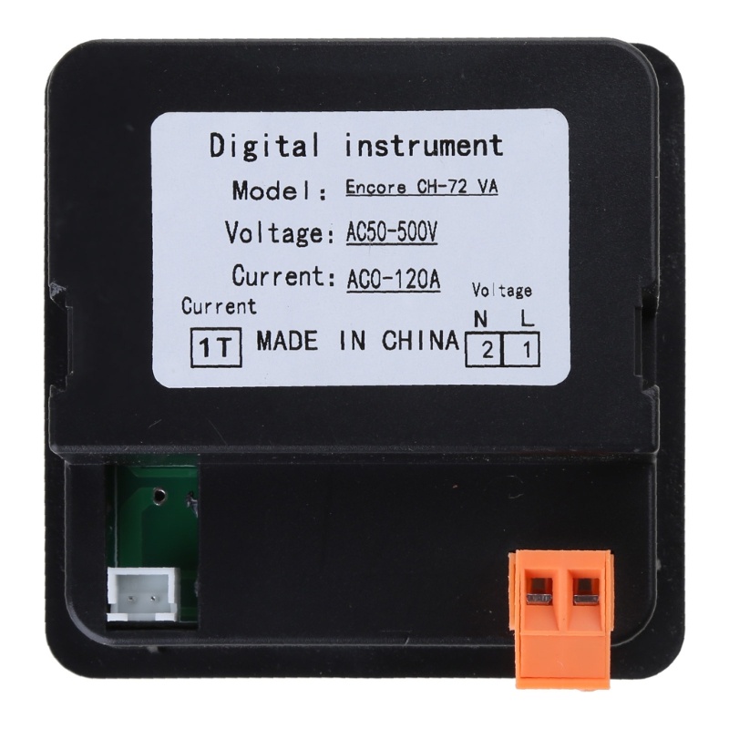 Vôn Kế Kỹ Thuật Số Màn Hình LED AC50-500V 1-140A Chất Lượng Cao