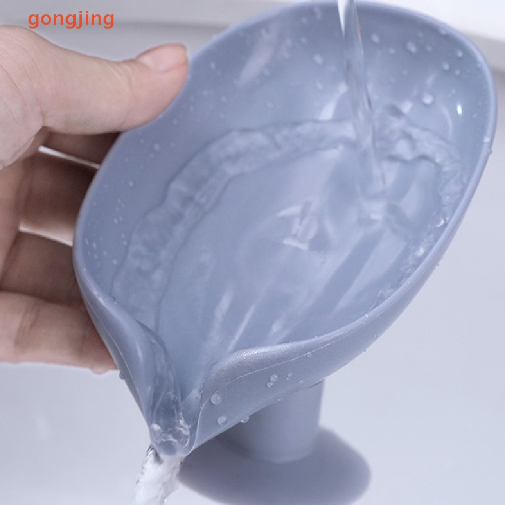 Khay Đựng Xà Phòng Hình Chiếc Lá Tiện Dụng Cho Phòng Tắm