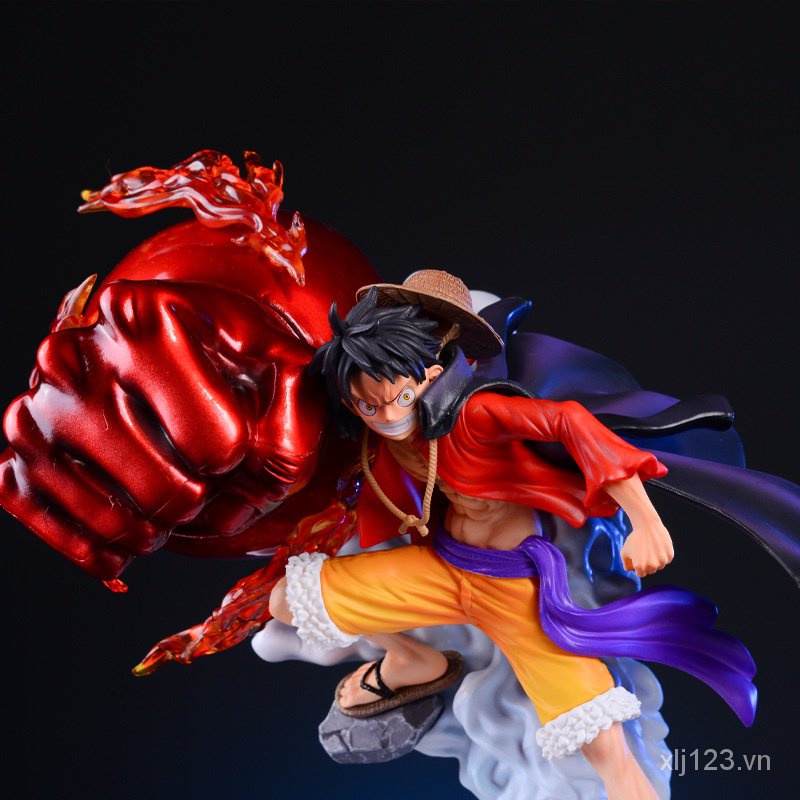 One piece popmax resonance plating BT third gear ghost island big fist Luffy model statue gift