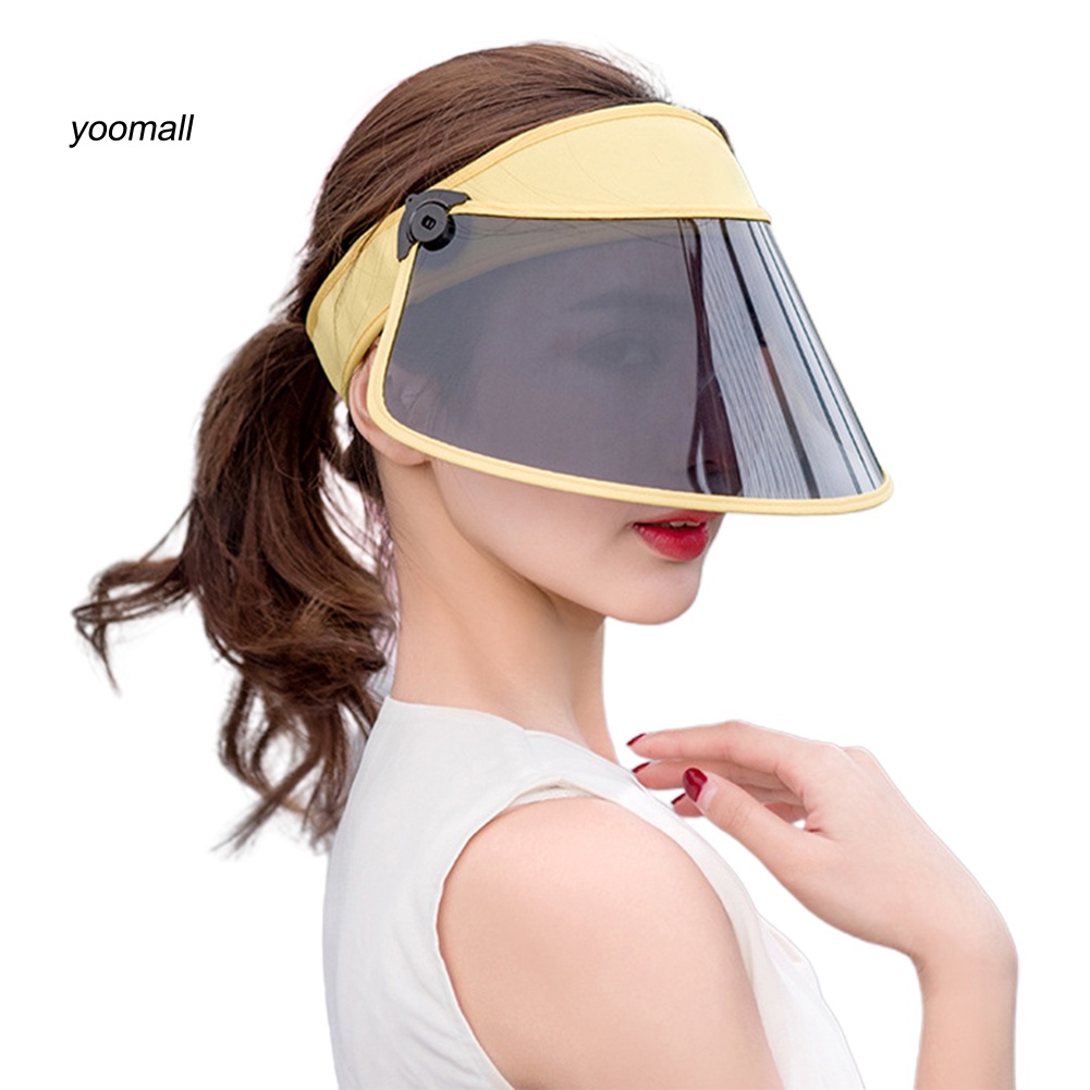 Mũ Rộng Vành Chống Tia UV Có Thể Tháo Rời Thời Trang Mùa Hè Cho Nữ