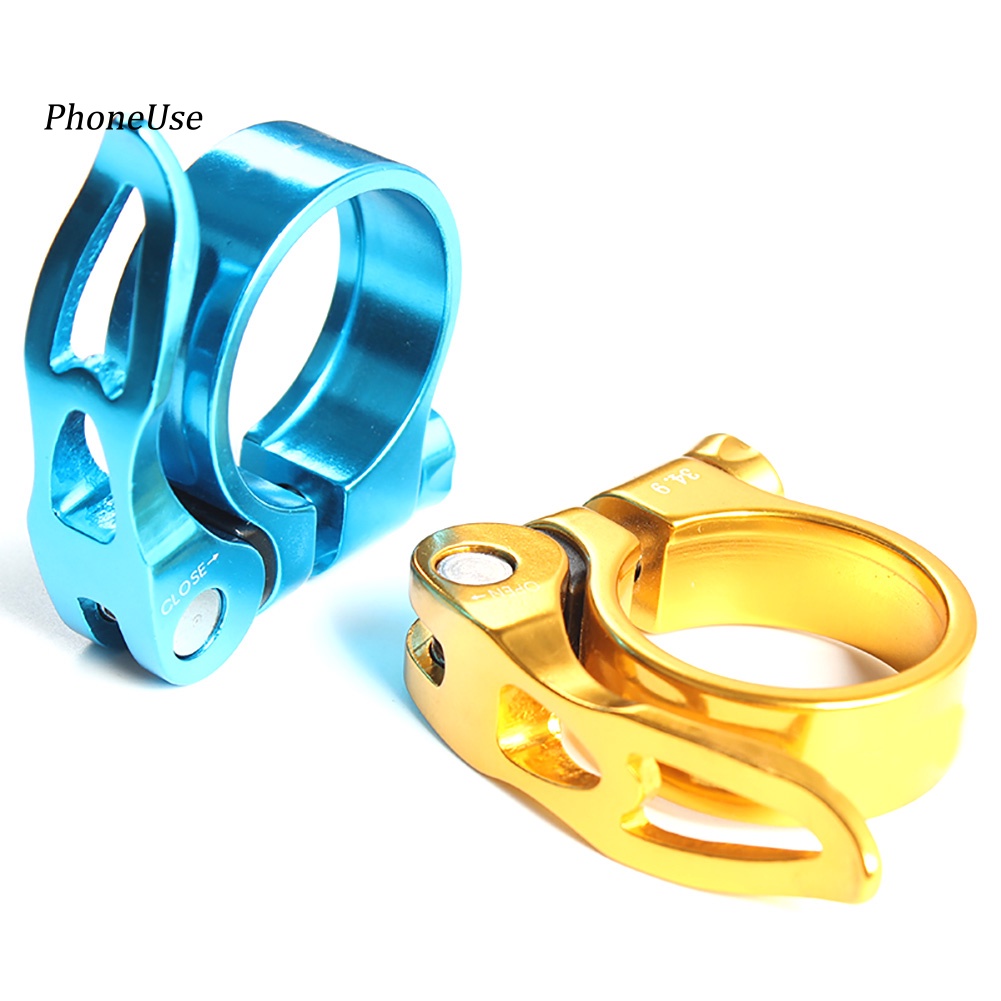 Kẹp Cố Định Yên Xe Đạp Leo Núi Bằng Hợp Kim Nhôm PU Tháo Lắp Nhanh 34.9mm